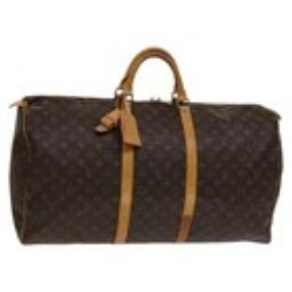 LOUIS VUITTON Monogram Keepall 60 Boston Bag M41422 LV Auth 139174 - Picture 1 of 16